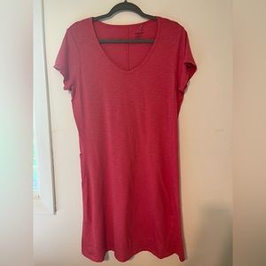 Toad & Co Dress large red